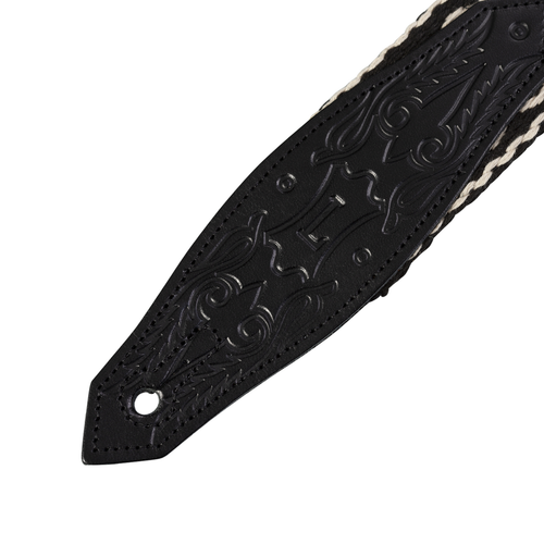 Levy's Cowboy Cotton Guitar Strap 2" - Black