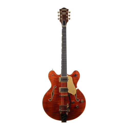 Gretsch Broadkaster LX Figured Center Block with Bigsby - Bourbon Stain