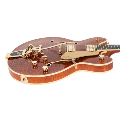 Gretsch Broadkaster LX Figured Center Block with Bigsby - Bourbon Stain