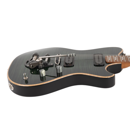 Powers Electric A-Type Select Flamed Maple FF42 CamTail B346 - Juniper Green