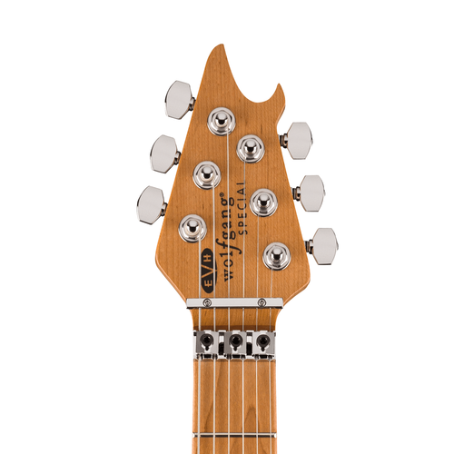EVH Wolfgang Special QM Baked Maple - Tiger Eye Glow
