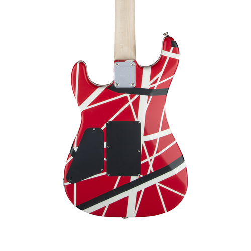 EVH Striped Series 5150 Maple - Red with Black and White Stripes