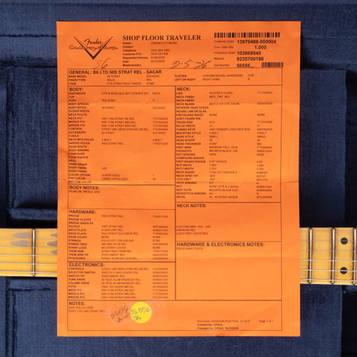 Fender Custom Shop 50s Stratocaster Super Aged Relic - Candy Apple Red