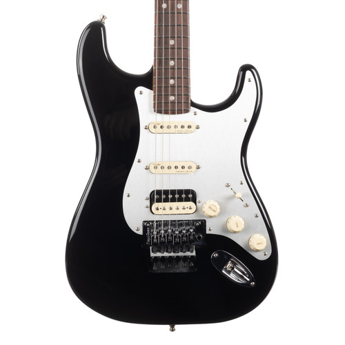 Used Fender American Ultra Luxe Stratocaster Floyd Rose HSS Mystic Black 2021