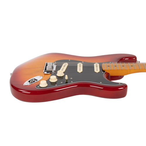 Used Fender American Ultra Luxe Stratocaster Plasma Red Burst 2025