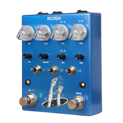 Used AC Noises Ricorda Granular Reverb Pedal