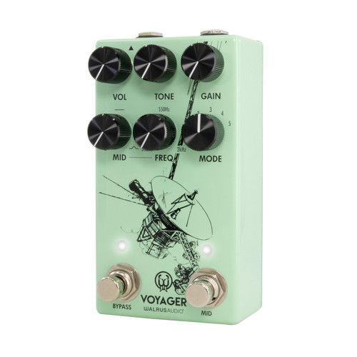 Used Walrus Audio Voyager MKII Preamp Overdrive Pedal - Seafoam