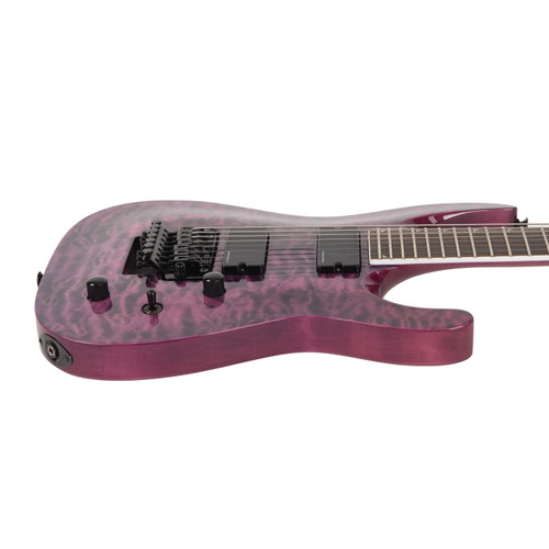 Used Jackson X Series Soloist SLATXSDQ3-7 7-String Trans Purple 2017
