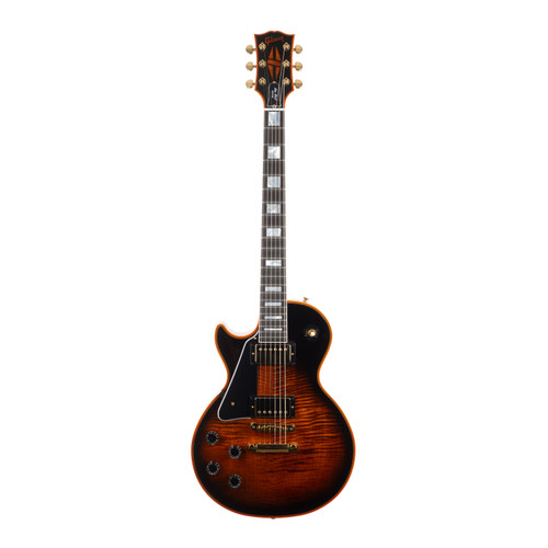 Gibson Custom Les Paul Custom Figured Left Handed - Orange Widow Burst Gloss