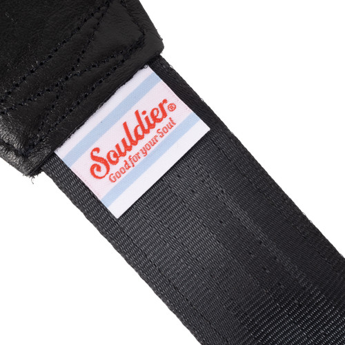 Souldier "Kells" Black & Brown Pattern 2" Guitar Strap with Black Ends
