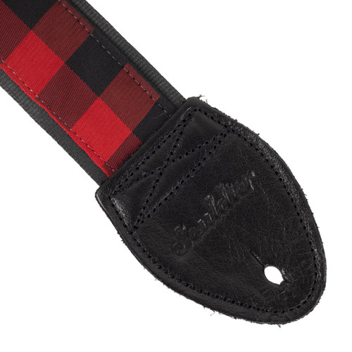 Souldier "Buffalo Plaid" Pattern 2" Guitar Strap with Black Ends