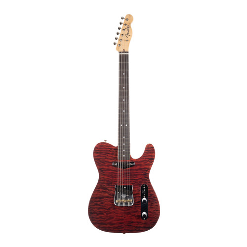 Fender Custom Shop Telecaster NOS Quilt Top Masterbuilt David Brown - Ruby Red