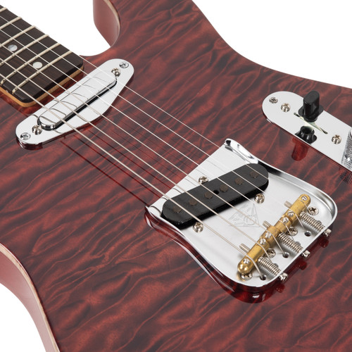 Fender Custom Shop Telecaster NOS Quilt Top Masterbuilt David Brown - Ruby Red