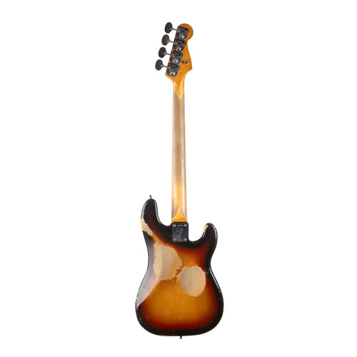 Vintage Fender Precision Bass Left-Handed Sunburst 1967