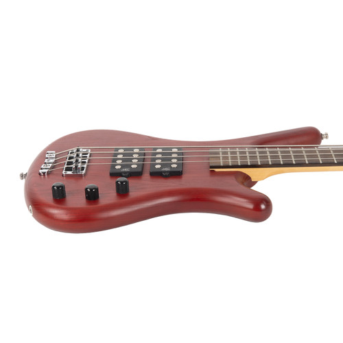 Used Warwick Rockbass Corvette $$ Burgundy Red 2014