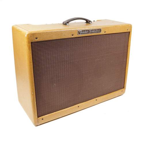 Vintage Fender Twin High-Powered 80W 2x12 Tube Combo Amp 1959
