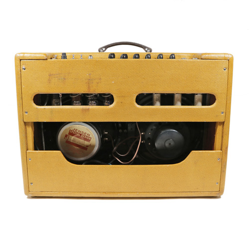 Vintage Fender Twin High-Powered 80W 2x12 Tube Combo Amp 1959