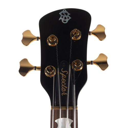 Used Spector Left Handed Euro4 LX Poplar Burl Natural