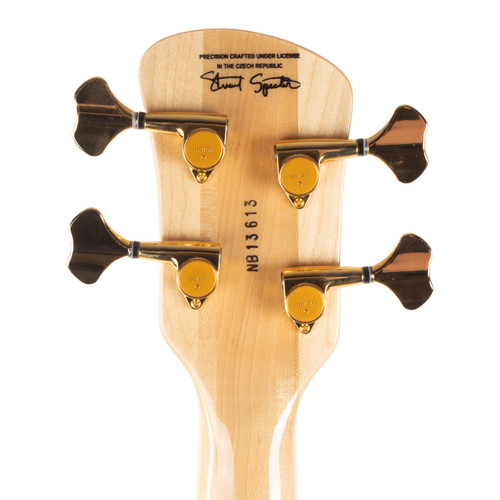 Used Spector Left Handed Euro4 LX Poplar Burl Natural