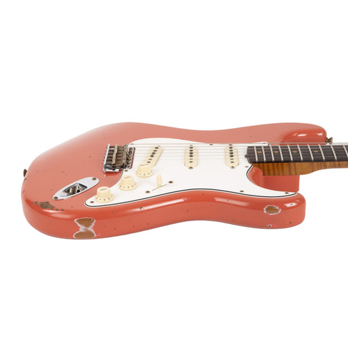 Used Fender Custom Shop Roasted Tomatillo Stratocaster Tahitian Coral 2021