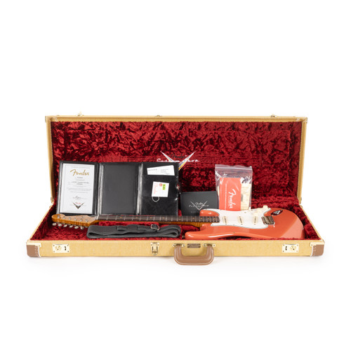 Used Fender Custom Shop Roasted Tomatillo Stratocaster Tahitian Coral 2021