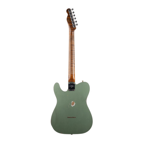 Fender Custom Shop 1972 Telecaster Custom Thinline Relic - Sage Green Metallic