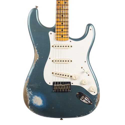 Fender Custom Shop 1956 Hardtail Stratocaster Heavy Relic - Super Aged Lake Placid Blue