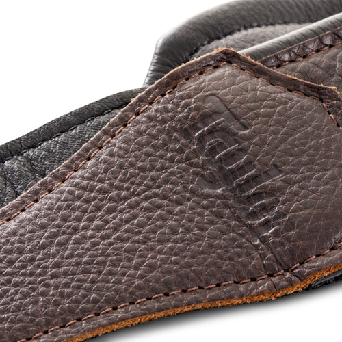 Taylor Koa Plus Strap Leather Black Stitching