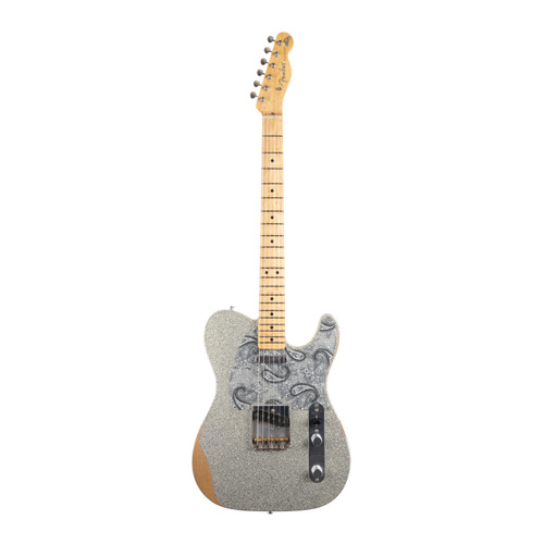 Used Fender Brad Paisley Road Worn Telecaster Silver Sparkle 2017