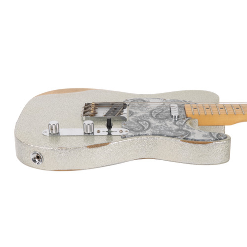 Used Fender Brad Paisley Road Worn Telecaster Silver Sparkle 2017