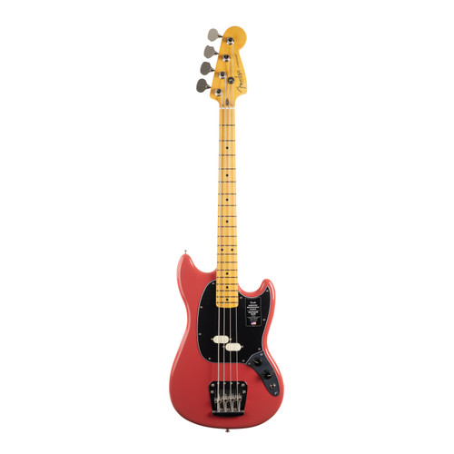 Used Fender American Professional Classic Mustang Bass - Faded Dakota Red