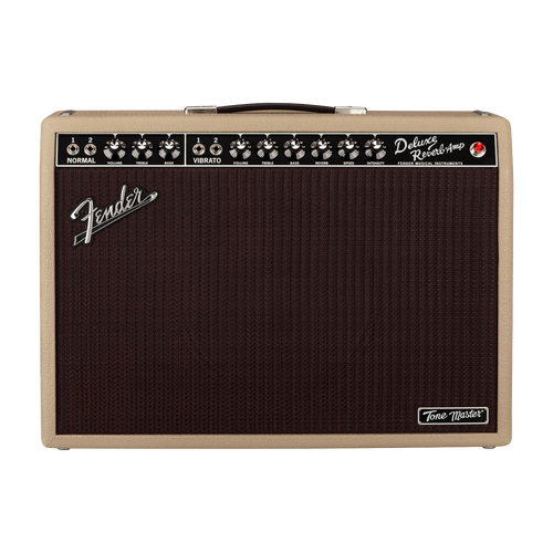 Used Fender Tone Master Deluxe Reverb 100W 1x12 Combo Amp - Blonde