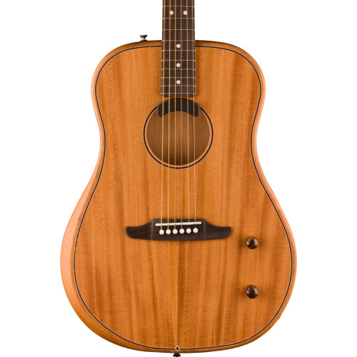 Used Fender Highway Series Dreadnought Acoustic Electric - All Mahogany
