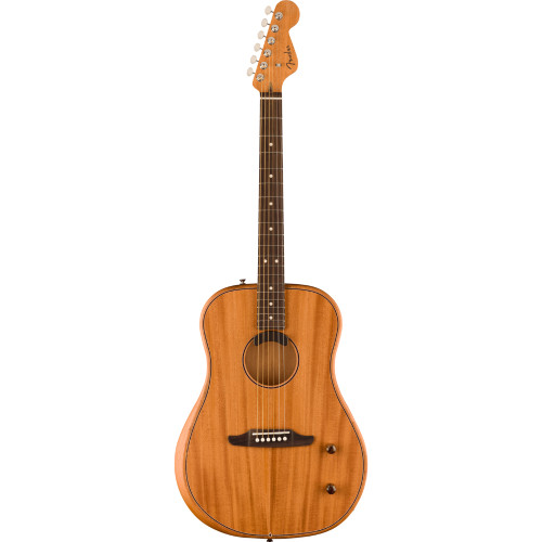 Used Fender Highway Series Dreadnought Acoustic Electric - All Mahogany
