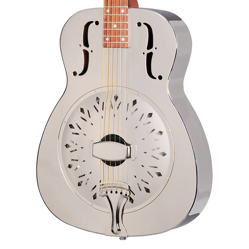 Epiphone Dobro Hound Dog M-14 Metal Body - Nickel