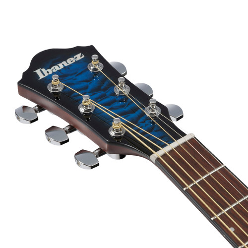Used Ibanez AEWC16Q Acoustic Electric - Trans Blue Sunburst