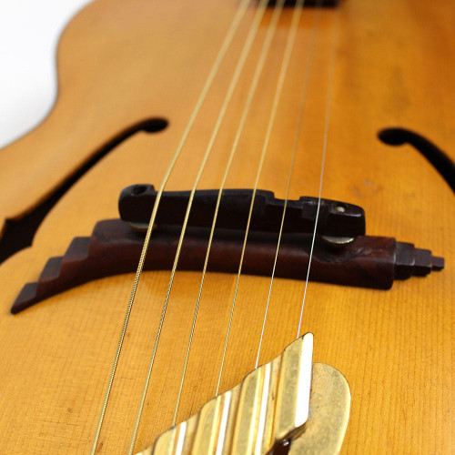 Vintage 1940's Gretsch Synchromatic 100 Archtop Acoustic Guitar Natural Finish