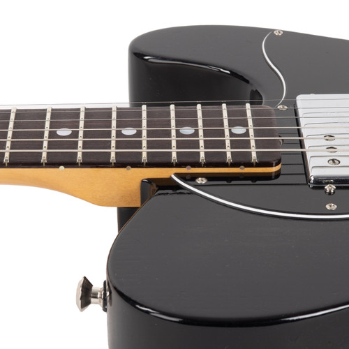 Fender Custom Postmodern Telecaster DLX Closet Classic - Ebony Transparent