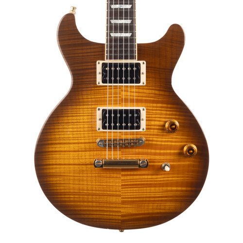 Used Gibson Les Paul DC Double Cutaway Standard Honey Burst Flame Top 2003