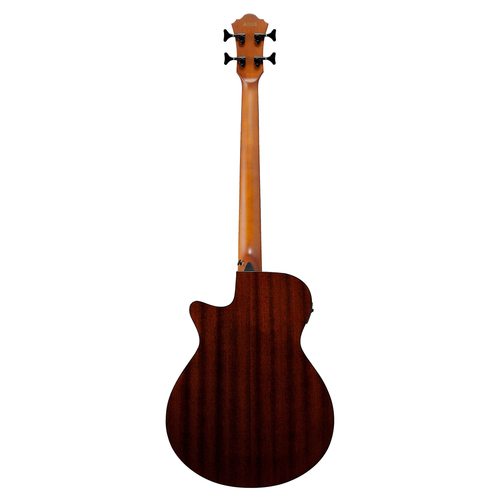 Ibanez AEGB24FE Fretless Acoustic-Electric Bass - Mahogany Sunburst