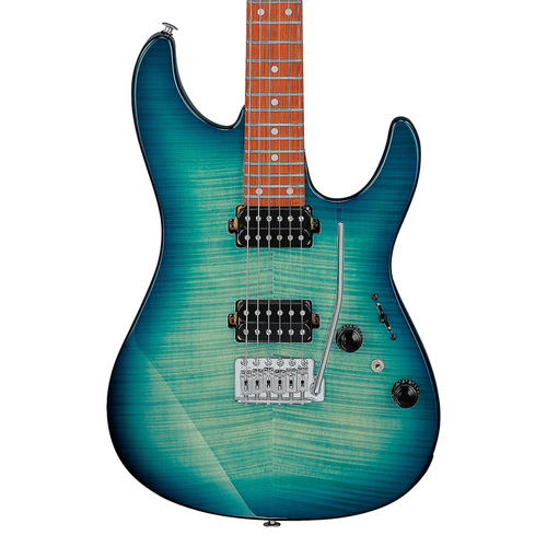 Ibanez AZ24S1F Standard Electric - Transparent Turquoise Burst