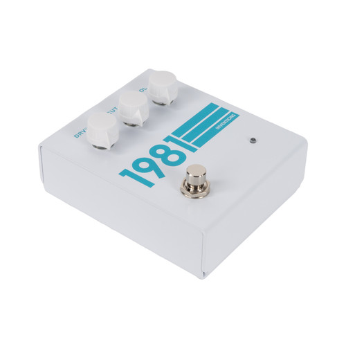 1981 Inventions DRV2 Distortion Pedal in White and Teal