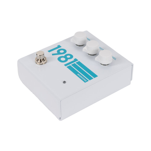 1981 Inventions DRV2 Distortion Pedal in White and Teal