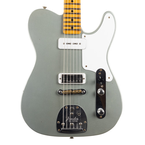 Fender Custom Shop Ocelot Telecaster Journeyman Relic - Super Aged Firemist Silver