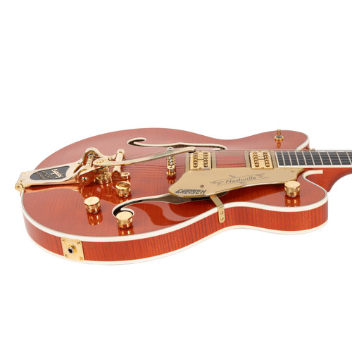 Used Gretsch G6620TDC-ORFM Center Block Flame Maple Orange 2017