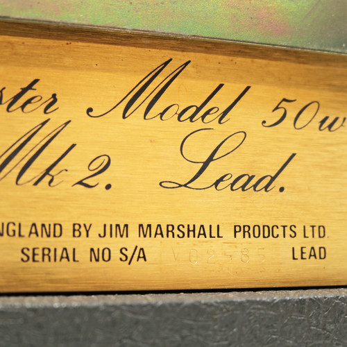 Vintage Marshall JCM800 Master Model 2204 MKII Lead 50W Tube Amp Head 1987