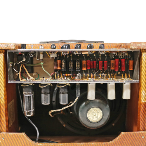 Vintage Fender Tremolux 15W 1x12 Tube Combo Amp 1955