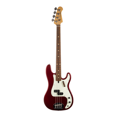 Used Lakland Skyline Series 44-64 Bob Glaub Bass Candy Apple Red 2002