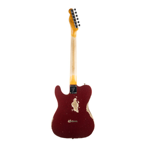 Used Fender Custom Shop 1970s Tele Custom Heavy Relic - Red Sparkle