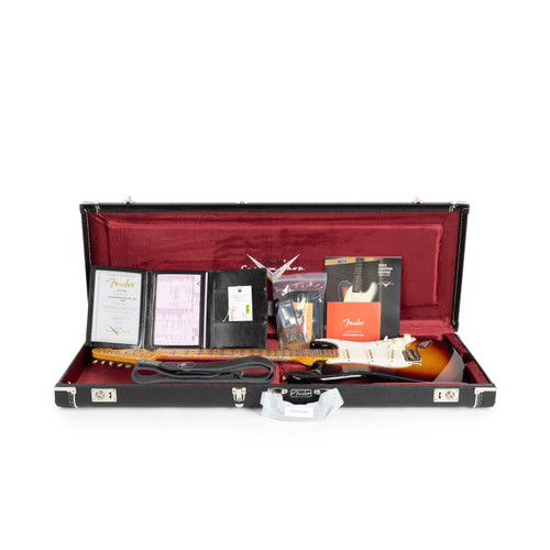 Used Fender Custom Shop Postmodern Strat Journeyman Relic - Bleached 3-Color Sunburst